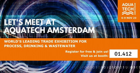 Lenzing Filtration Halle 01 Stand 412 Aquatech Amsterdam 2023