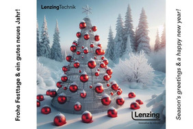 Weihnachtskarte Lenzing Technik